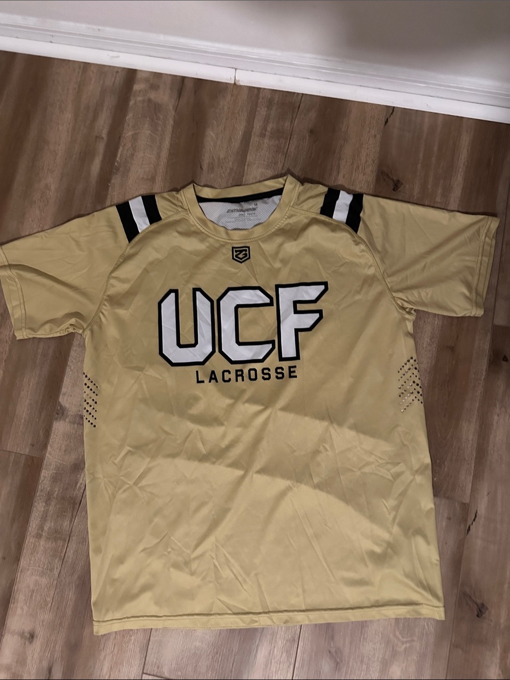UCF Lacrosse Short-Sleeve Performance Jersey - Gold